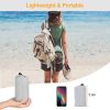 Portable Beach Blanket 4.6’ x 6.6’ Waterproof Foldable Camping Rug Pocket Sandproof Picnic Mat for Camping Picnic Hiking Grass Travel